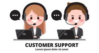 Siap melayani lewat telpon